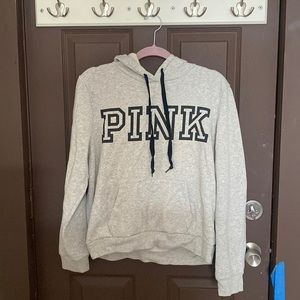 PINK GREY SWEATSHIRT SIZE L